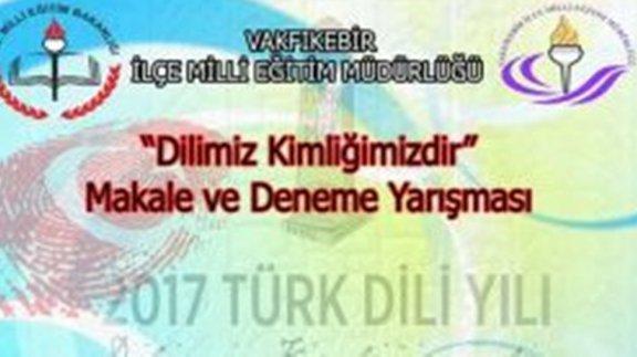 "Dilimiz Kimliğimizdir" Yarışması Deneme alanında Türkiye Birincisi Ayça Bilge YEMİŞ oldu.