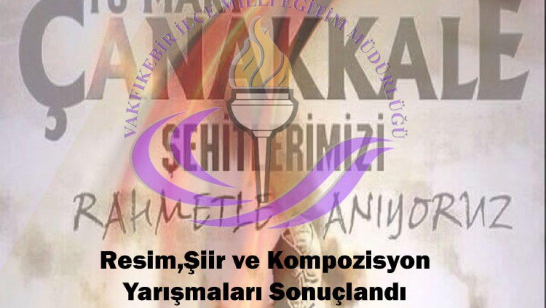 "18 Mart Çanakkale Zaferi ve Şehitleri Anma Günü" Yarışmaları Sonuçlandı...